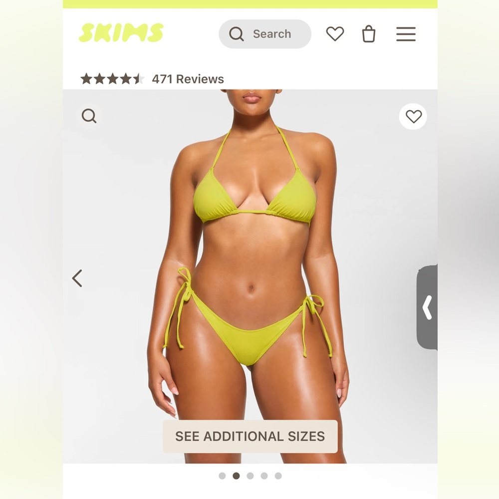SKIMS Bikini Set in Citrus